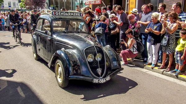 Sainte Mere Eglise Francie Června2019 Oslava Dne Ozbrojené Přistání Konec — Stock fotografie