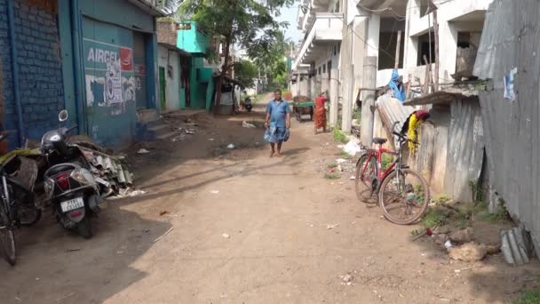 Puducherry India December Circa 2019 Traffic Road Many Vehicles Cars — Stock Video