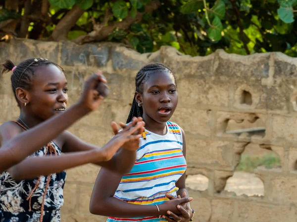 Mbour Senegal January Circa 2021 Portrait Unidentified Young Senegalese Child — Stock Photo, Image