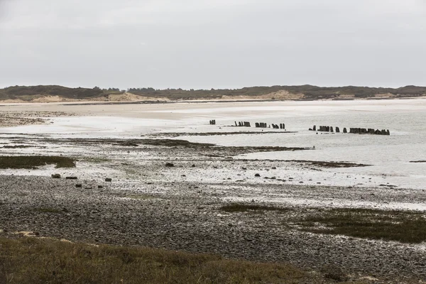 Plaja liniștită din Normandia — Fotografie, imagine de stoc