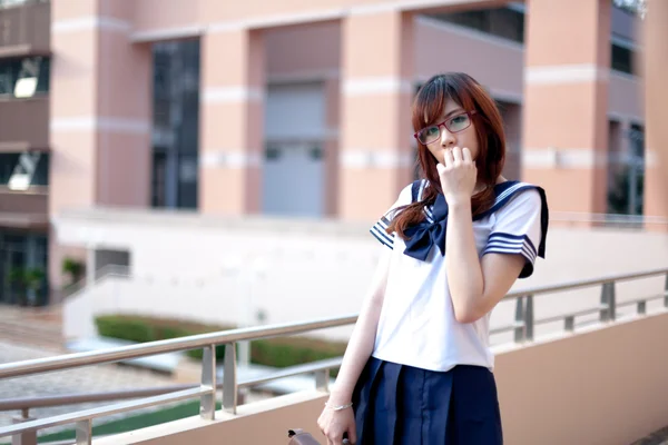 Asiatico scuola ragazza — Foto Stock