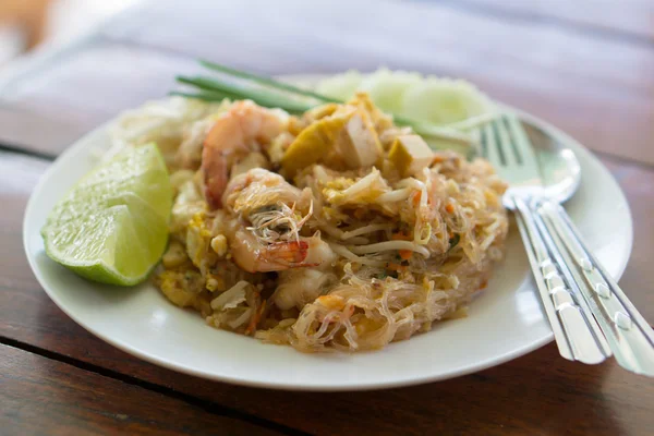 Almohadilla de camarones Thai — Foto de Stock