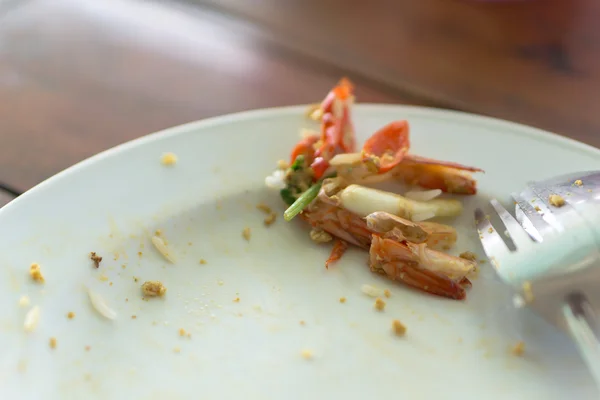 Resta comida tailandesa — Fotografia de Stock