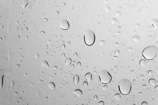 Water drop on glass — Stock Photo, Image