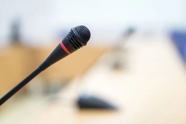 A conference microphone — Stock Photo, Image