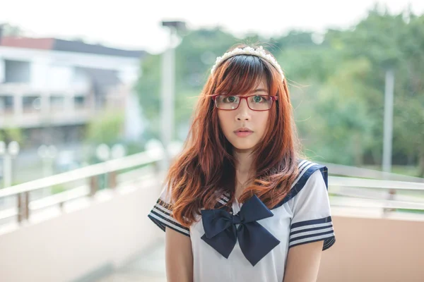 Asian school girl — Stock Photo, Image