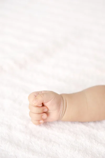 Маленький дитина руку — стокове фото