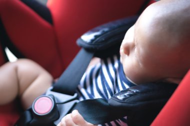 Bebek Carseat içinde uyku