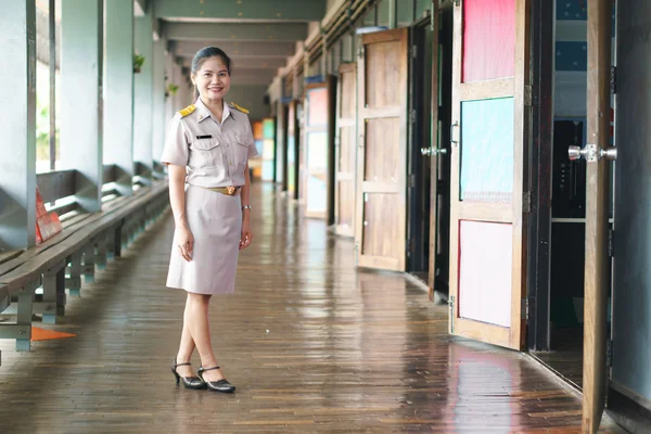 Tailandés profesor uniforme — Foto de Stock