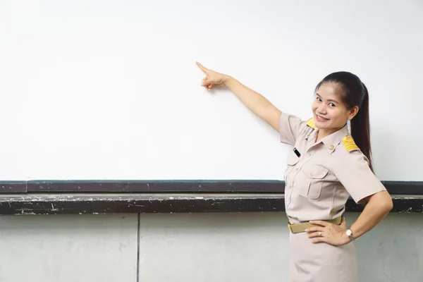 Tailandês professor uniforme — Fotografia de Stock