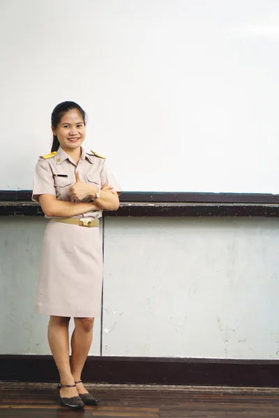 Uniforme enseignant thaïlandais — Photo