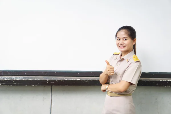 Thai tanár egységes — Stock Fotó