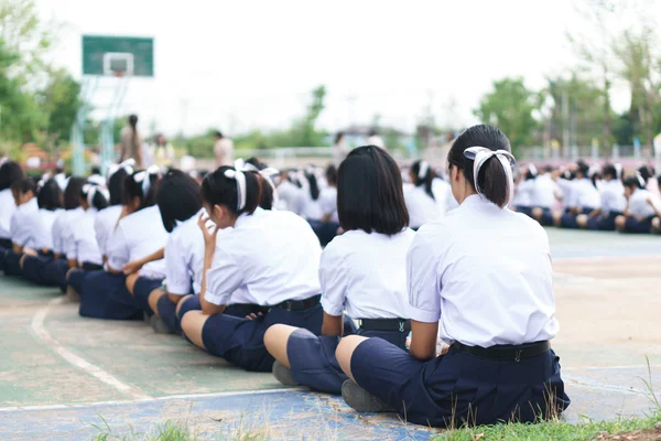 유니폼에 태국 학생 — 스톡 사진