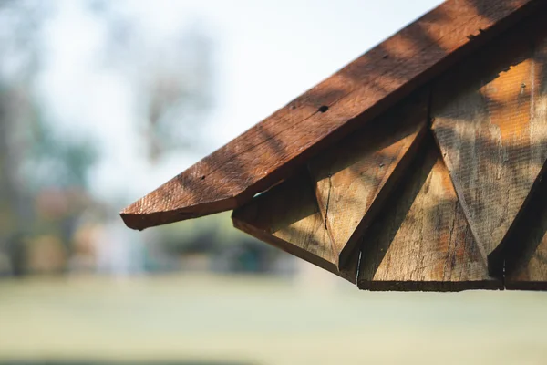 Tegola in legno teak — Foto Stock