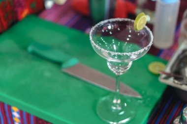 Klasik margarita tekila kokteyli 