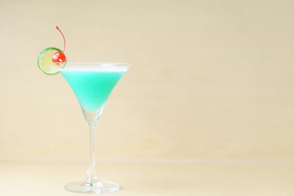 Blauwe draak cocktail — Stockfoto