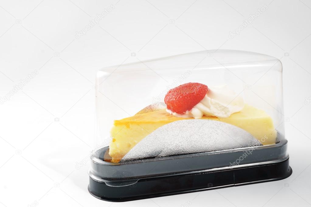 Slice Of Plain New York Cheesecake Stock Photo C Bonnontawat