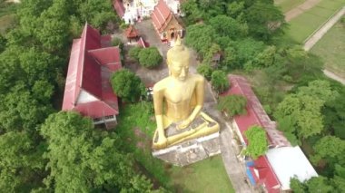 Tay genel Tapınağı'nda büyük Buda heykelinin hava atış