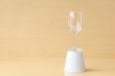 Şarap cam dekorasyon