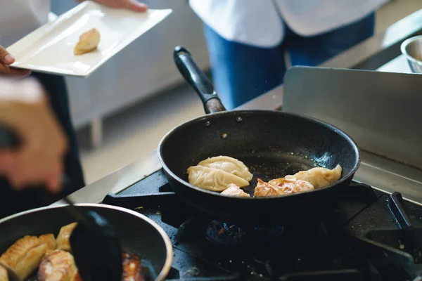 Gyoza, Dumpling japonês — Fotografia de Stock