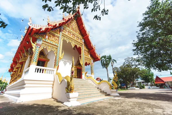 Common local temple  in Thai — Stock Photo, Image