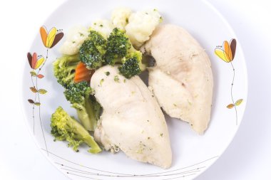 haşlanmış tavuk göğsü