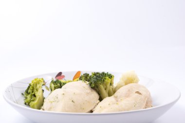 haşlanmış tavuk göğsü