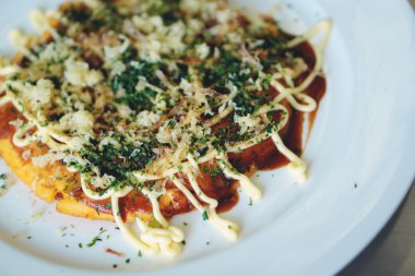 Philippine rice cake bibingka