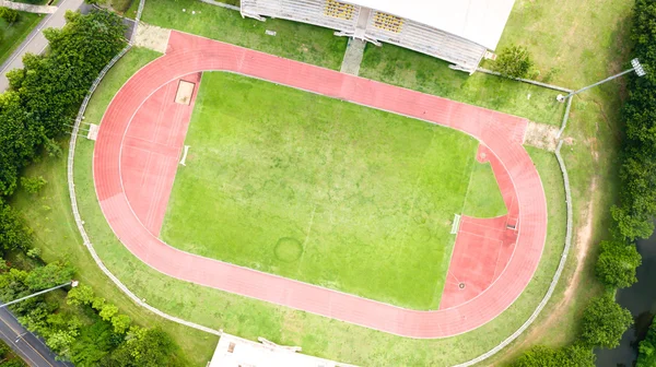 Football stadium in public university in Thailand — Stock Photo, Image