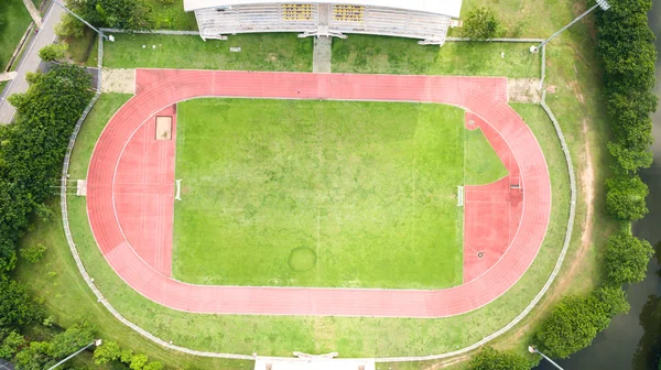 Stadion piłkarski w publiczny uniwersytet w Tajlandii — Zdjęcie stockowe