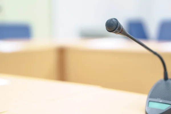 A conference microphone — Stock Photo, Image