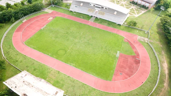 Football stadium in public university in Thailand — Stock Photo, Image