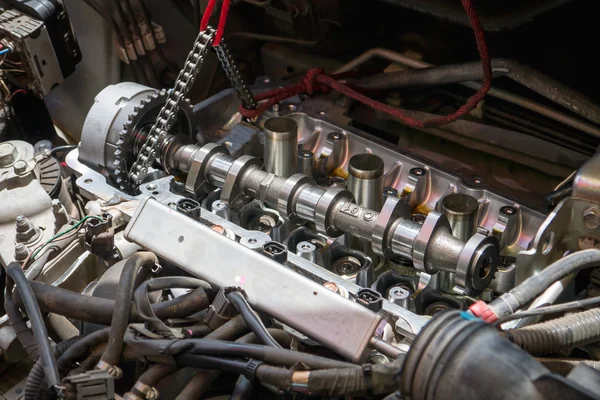 Fixing car engine — Stock Photo, Image