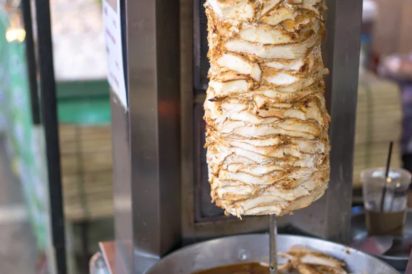 Puesto de kebab de pollo —  Fotos de Stock