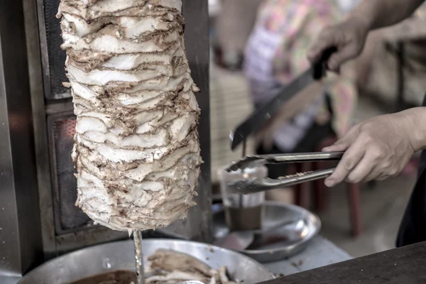 Tavuk kebap durak — Stok fotoğraf