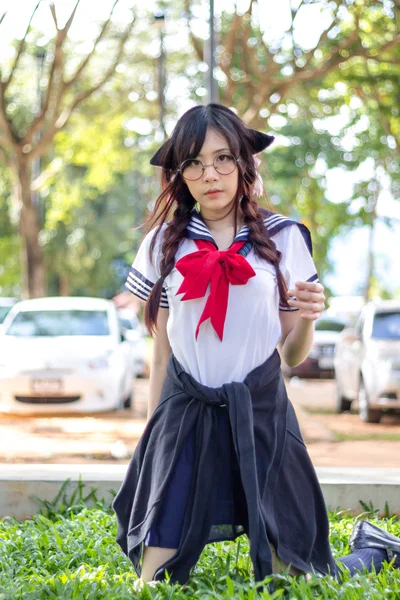 Asian School Girl Outfit