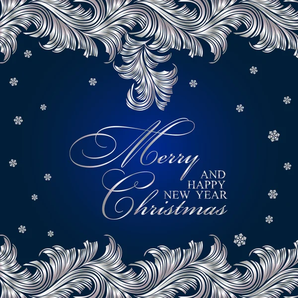 Poster neşeli Noel ve mutlu yeni yıl