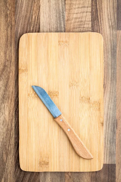 Knife Chopping Board — Stock Photo, Image