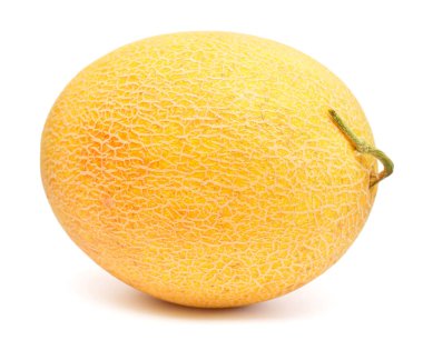 Kavun beyaz bir arkaplanda izole edilmiş