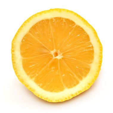 Juicy half of lemon clipart