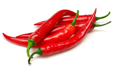 Red chilli peppers clipart
