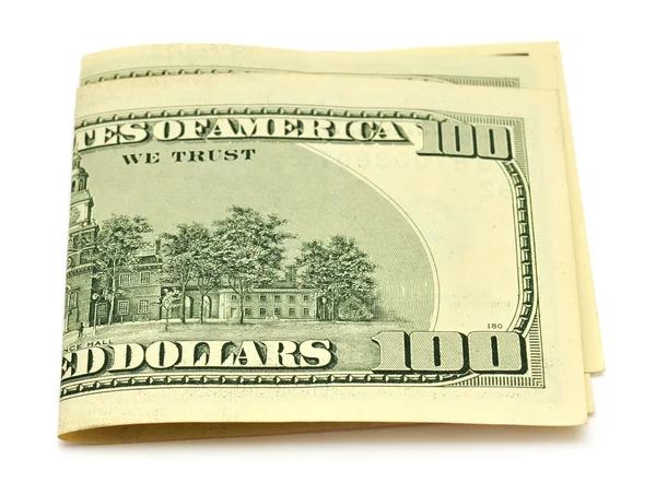 一百美元钞票 — 图库照片