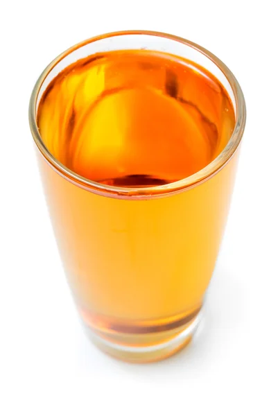 Apple juice in glass — Stock Photo, Image