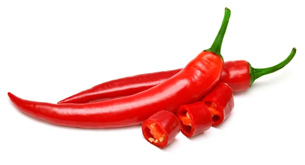 Rote Chilischoten — Stockfoto