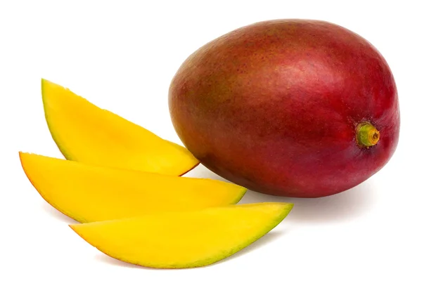 Frutas y rodajas de mango —  Fotos de Stock