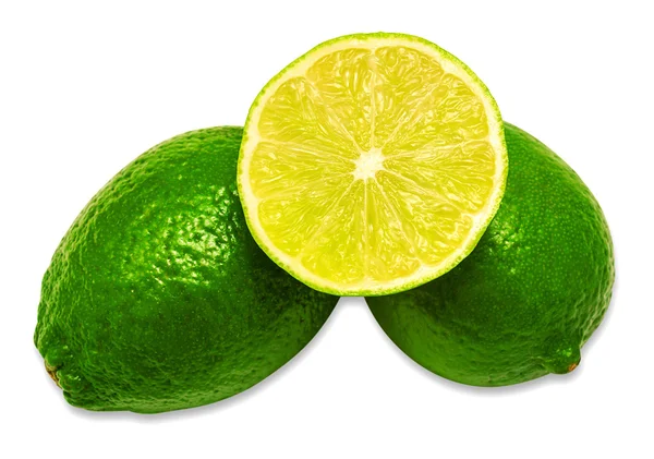 Limes meyve ve dilim — Stok fotoğraf