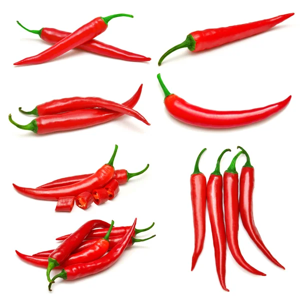 Pimientos chile rojo — Foto de Stock