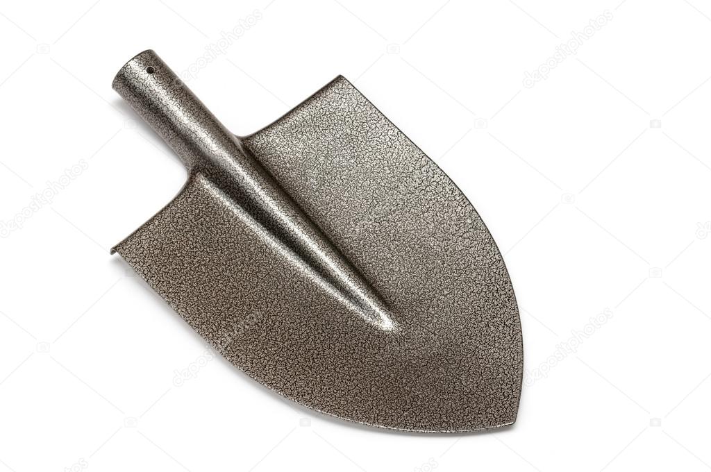 Shovel with wooden handle