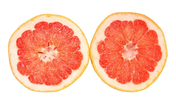 Two halves of grapefruit — Stock Photo, Image