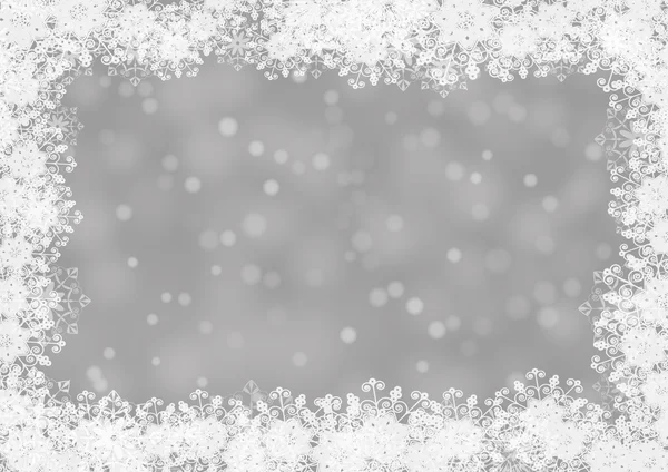 Background with snowflakes — Stock Vector